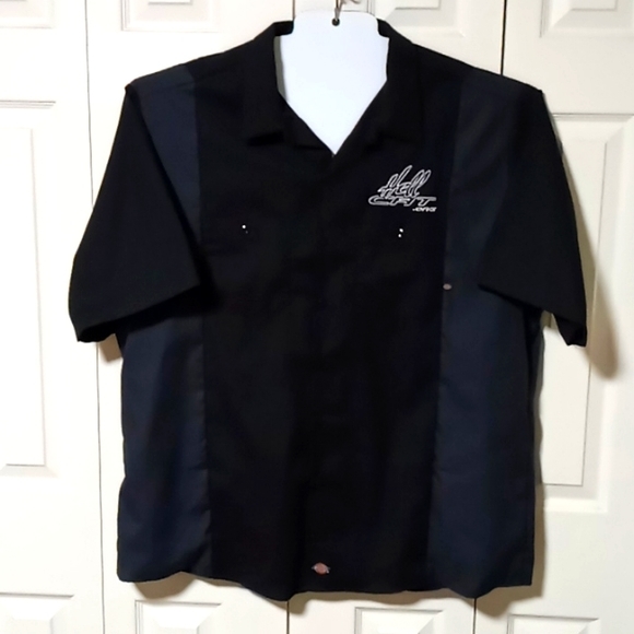 Dickies "Hell Cat" Embroidered Work Shirt - Picture 5 of 7